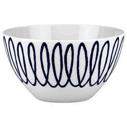 kate spade new york Charlotte Street East Cereal Bowl, White / Blue